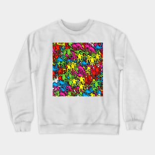 people color pattern Crewneck Sweatshirt